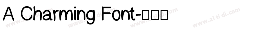 A Charming Font字体转换